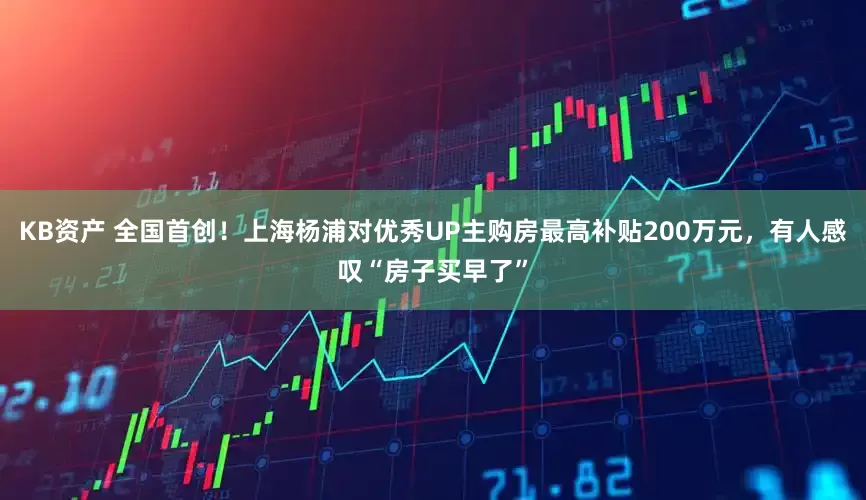 KB资产 全国首创！上海杨浦对优秀UP主购房最高补贴200万元，有人感叹“房子买早了”