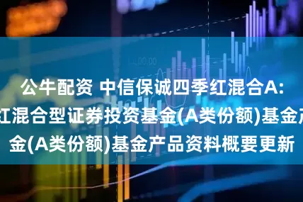 公牛配资 中信保诚四季红混合A: 中信保诚四季红混合型证券投资基金(A类份额)基金产品资料概要更新