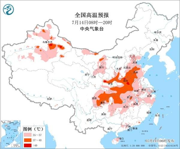 大圣策略 我国高温将达近期鼎盛 南方降雨减少减弱 东北华北需防雷雨