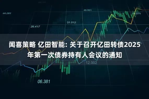 闻喜策略 亿田智能: 关于召开亿田转债2025年第一次债券持有人会议的通知